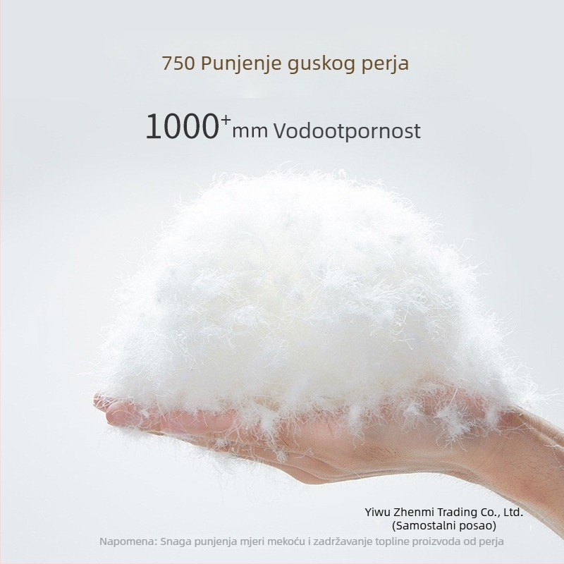 Spavaća vreća s perjem za odrasle - punilo od guščjeg perja, Ripstop najlon, oblik omotnice, -30°C