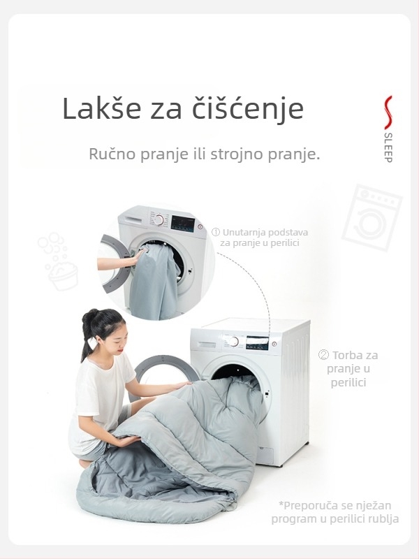 Spavaća vreća i deka za kampiranje (dvostruka namjena), za odrasle — omotački tip, 2,5 kg, punilo: poliester vlakno, podstava: poliester-bavla, tkanina: pongee