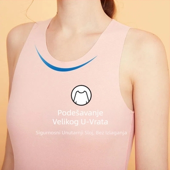 Ženska dvostrano velur topli prsluk, bez rukava, bez šavova, kružni izrez, debeli poliester materijal