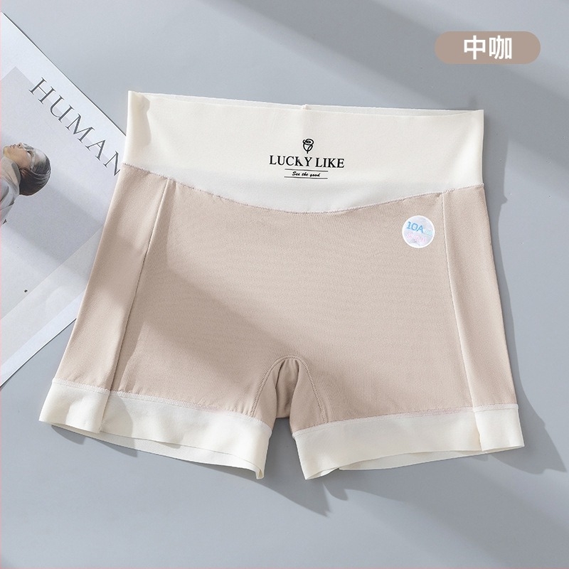 Ženske sigurnosne šortse za donje rublje – Ice Silk pletene, srednji pojas, Nylon 78% s podstavom od viskoze