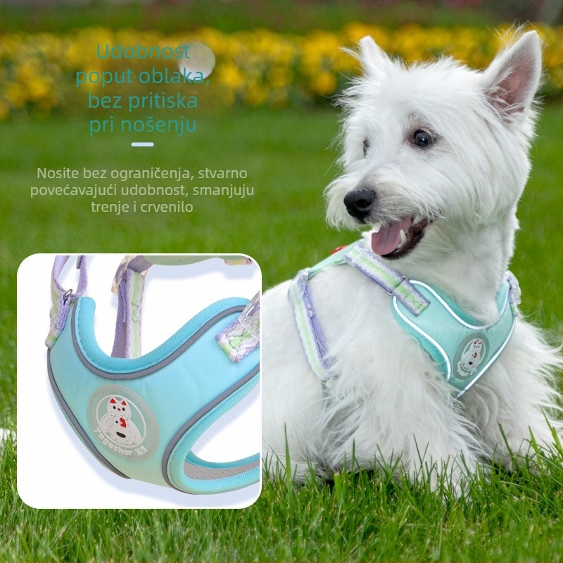 Univerzalni povodac za mačke i pse s protuzbjegavanjem, poliester, marka Meow and, podrijetlo Zhejiang, kategorija: vučni pojas