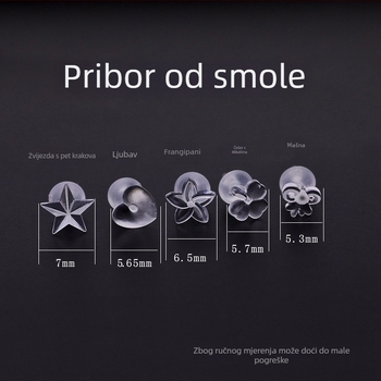 Kulana naušnice od smole/plastike, injekcijsko oblikovanje, geometrijski jednostavan dizajn, unisex