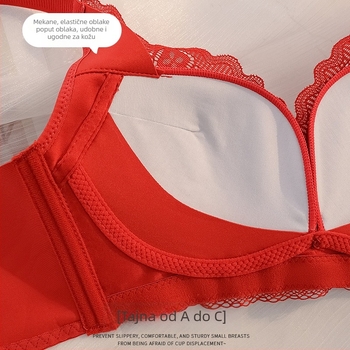 Set grudnjaka i gaćica, 3/4 košarica, tanke oblikovane košarice, gornja podrška, modalna tkanina, stražnje četiri reda kopči