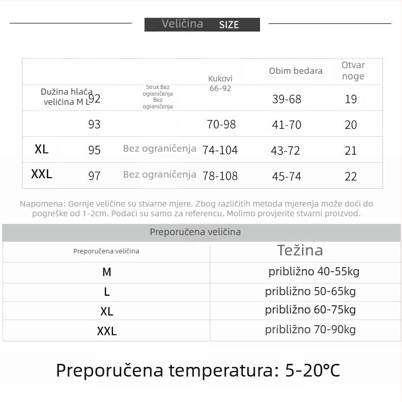 Hlače trudnice za podršku trbuha, debeli pamuk, duljina do gležnja, uski kroj, 90% pamuk