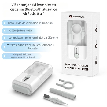 WG93 Čistilni set — Univerzalna kompatibilnost, 6-u-1 čišćenje, Plastno kućište
