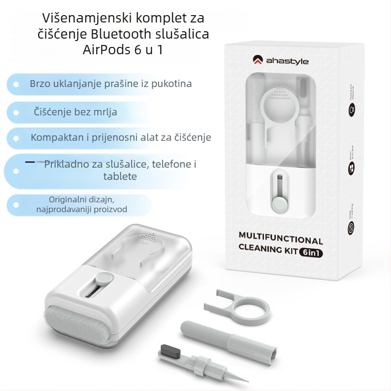 WG93 Čistilni set — Univerzalna kompatibilnost, 6-u-1 čišćenje, Plastno kućište