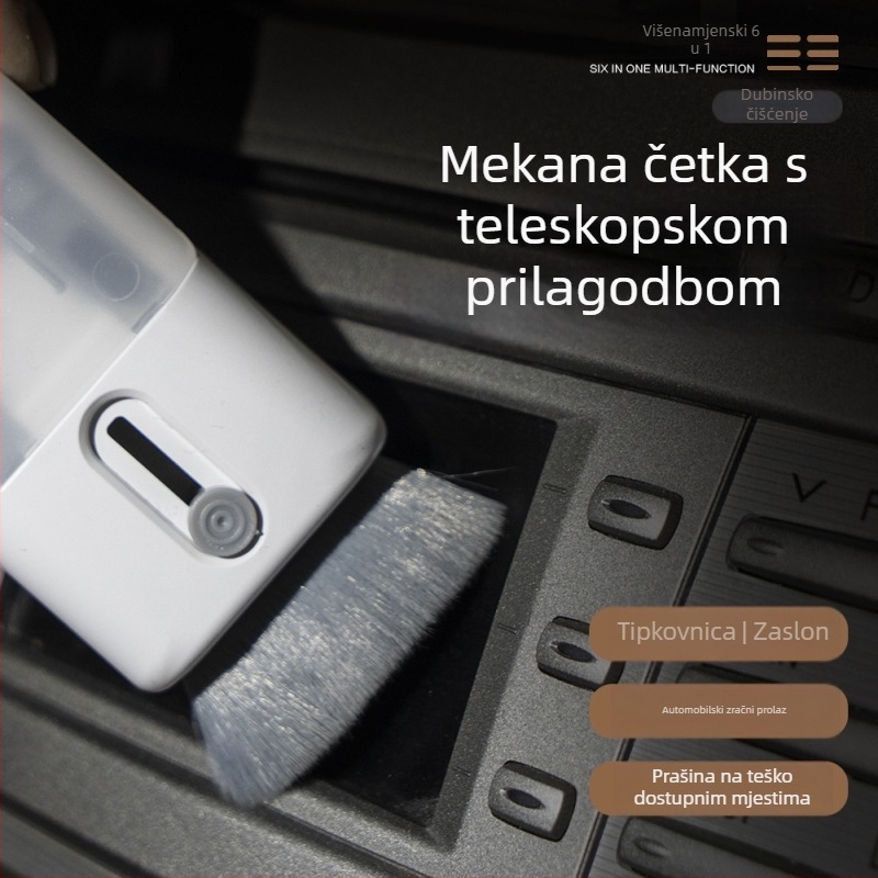 WG93 Čistilni set — Univerzalna kompatibilnost, 6-u-1 čišćenje, Plastno kućište