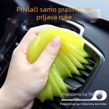 Čistač-gel na bazi gume – Town Head Crystal Edition, pogodan za prijenosna računala, mobilne telefone, računala i digitalne kamere