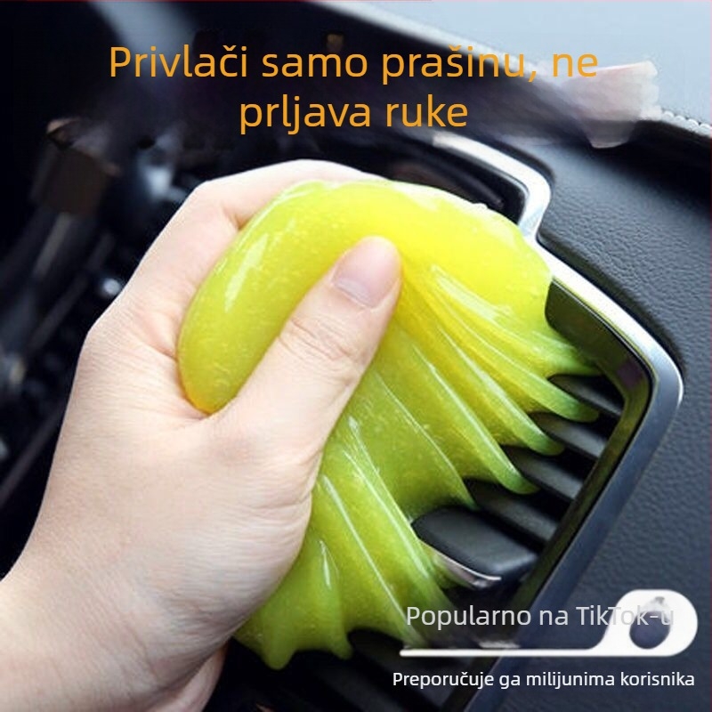 Čistač-gel na bazi gume – Town Head Crystal Edition, pogodan za prijenosna računala, mobilne telefone, računala i digitalne kamere