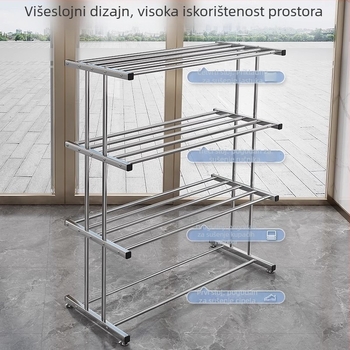 Podna stalna za ručnike, akril, električno grijanje, jednoslojni, za autopraonice i salone ljepote