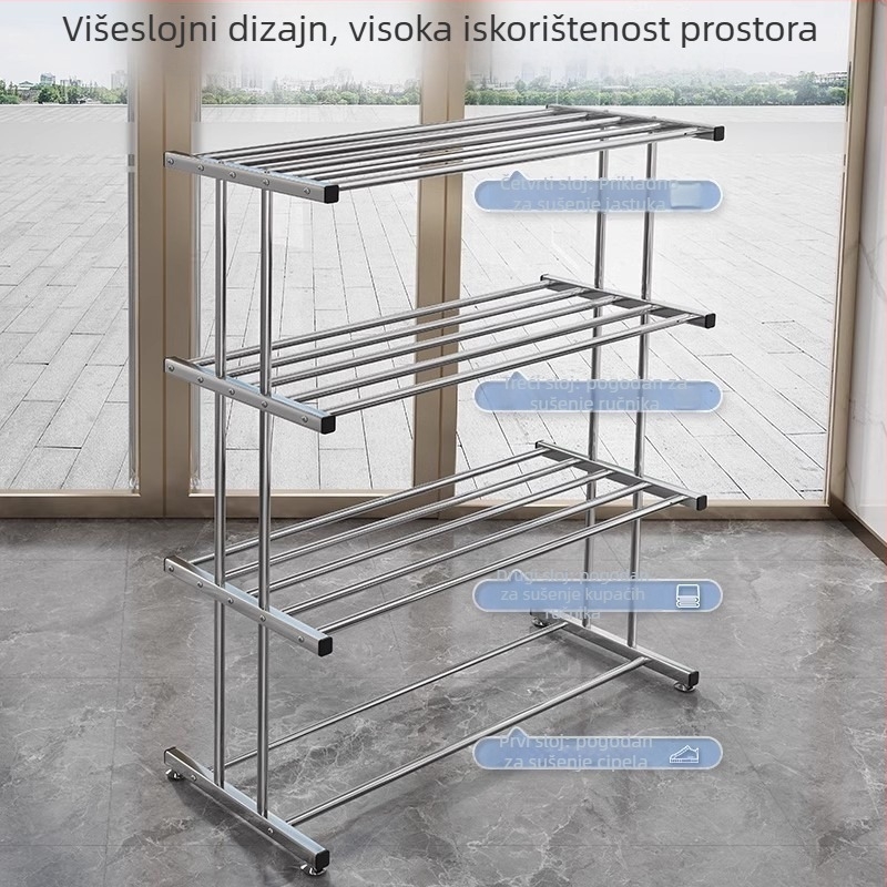 Podna stalna za ručnike, akril, električno grijanje, jednoslojni, za autopraonice i salone ljepote