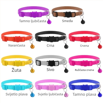 Mačji ovratnik – Najlon (Podrijetlo: Guangdong; Marka: Cool; Ne širi; Za mačke)
