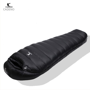 Kadennu mumija-stil vreća za spavanje, punilo bijelo pačje perje, podstava najlon, tkanina najlon, težina 400–3000 g