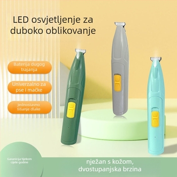 Električni uređaj za njegu kućnih ljubimaca – za pse i mačke, piljenje dlake na šapama i brusilica za nokte, ABS i nehrđajući čelik