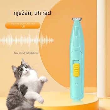 Električni uređaj za njegu kućnih ljubimaca – za pse i mačke, piljenje dlake na šapama i brusilica za nokte, ABS i nehrđajući čelik