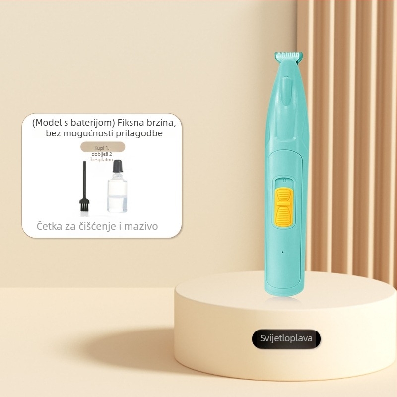 Električni uređaj za njegu kućnih ljubimaca – za pse i mačke, piljenje dlake na šapama i brusilica za nokte, ABS i nehrđajući čelik