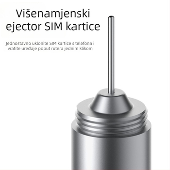 Čistač s aluminijske legure i PIN-om za izbacivanje SIM kartice za pretince mobitela / Bluetooth - Model Pj-9068, Yixuan Digital, 6 g