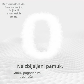 Neobojani pamuk materinski donji veš s visokim strukom za podršku trbuha, produženi međunožni dio za srednju i kasnu trudnoću