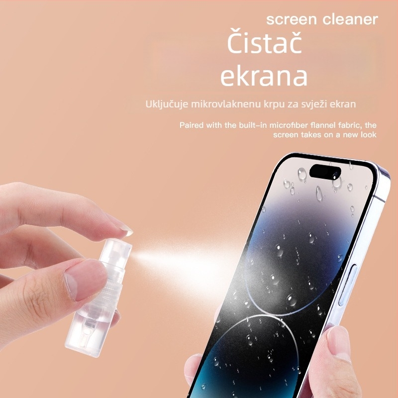 Čistilni set Q10S – pogodan za notebook, mobitel, računalo i digitalnu kameru; materijali: ABS, PET i mikrofiber krpa; OEM proizvodnja; 200 komada u kutiji