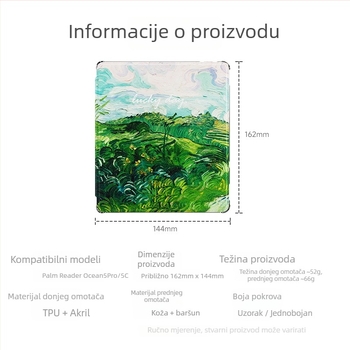 Zaštitno kućište za iReader Ocean5 Pro / Ocean5C s magnetskim odvojivim TPU zaštitom