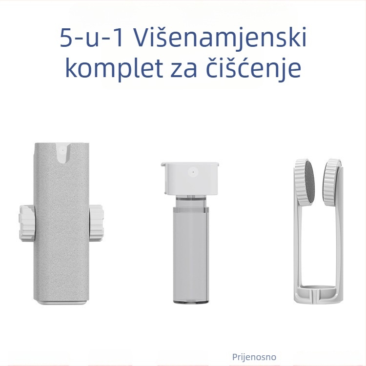 Q5Y Set za čišćenje naočala – Višenamjenski ABS Čistilni set, 37 g