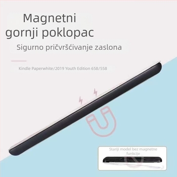 Kućište za Kindle od umjetne kože, magnetsko zatvaranje, kućište u obliku školjke s prilagođenim crtežima, kompatibilno s Kindle Youth Edition 2022
