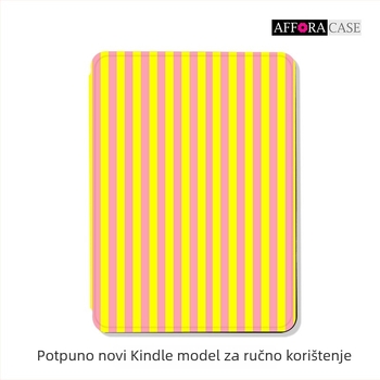 Zaštitna futrola za Kindle 2024, TPU, preklopni poklopac, prilagođena prema nacrtima, otisak logotipa