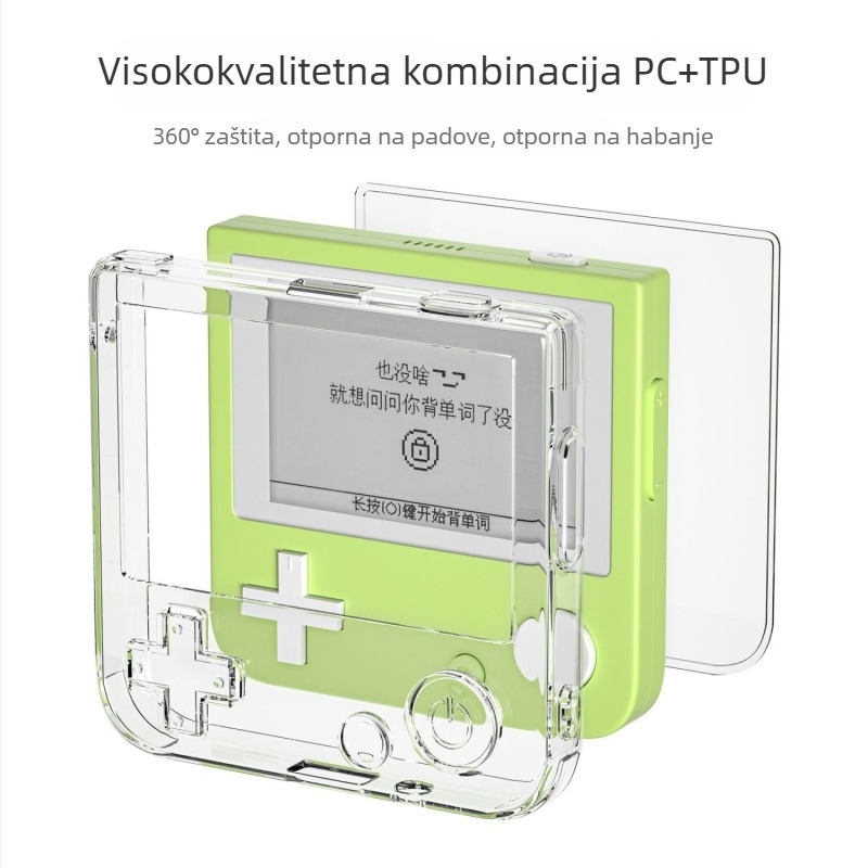 Inwni TPU zaštitna futrola za Word Machine – 2-u-1 prozirni dizajn, jednostavan stil, bez logotipa