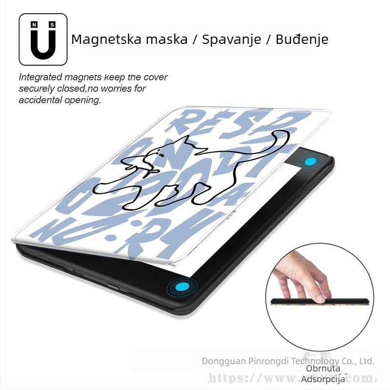 Zaštitna futrola za Kindle – PU materijal, težina 80 g, prilagođeni dizajni, ispis logotipa