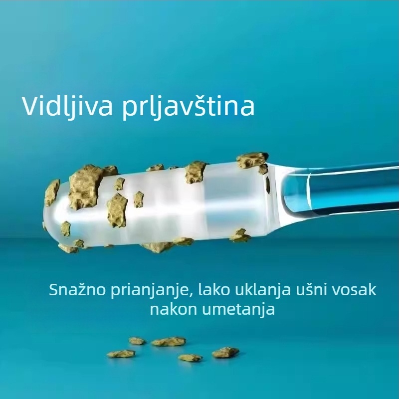 DS ne-svijetleći set žlica za uho – čišćenje uha, PS + ljepilo na bazi vode, model 907