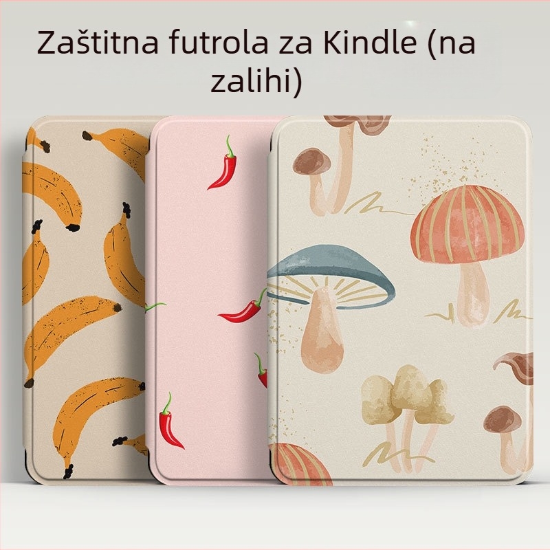 Kućište za Kindle s flip-top poklopcem, silikon, prilagodljivo prema crtežima, Brahmin Mirror
