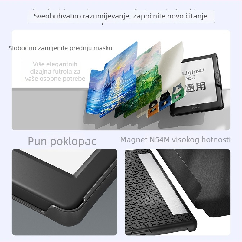 Magnetni odvojivi zaštitni kućište za tipke za seriju iReader Neo3/Light4 – Hanlin Reading