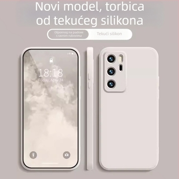 Kućište Huawei P40 — Minimalističko zaštitno kućište s ravnim bridovima za P40 i P40 Pro, Youth Edition Lite