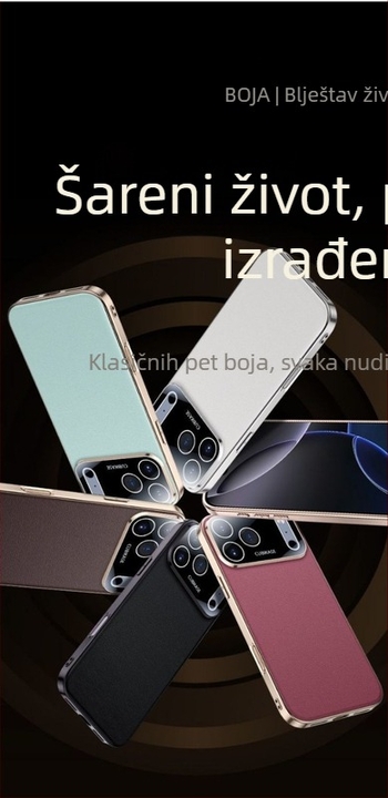 Futrola za iPhone od prave kože, zaštita od padova, stil kreativni luksuz
