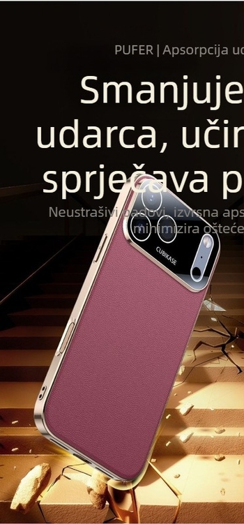Futrola za iPhone od prave kože, zaštita od padova, stil kreativni luksuz