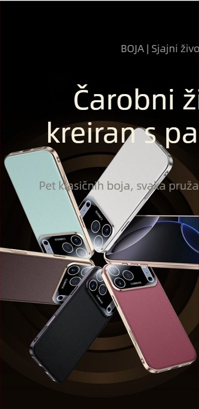 Futrola za iPhone od prave kože, zaštita od padova, stil kreativni luksuz