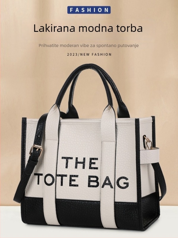 PU torba s literama za žene, velika kapaciteta, crossbody preko ramena sa zatvaračem, horizontalnog oblika kvadrat, trodimenzionalni vanjski dizajn, unutarnji džepovi: zip džep, džep za telefon, džep za ID