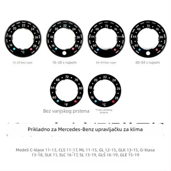 Anxin Pult za upravljanje klima uređajem za Mercedes-Benz G-Class, C-Class, CLS, ML, GL, GLK, SLK, SLC