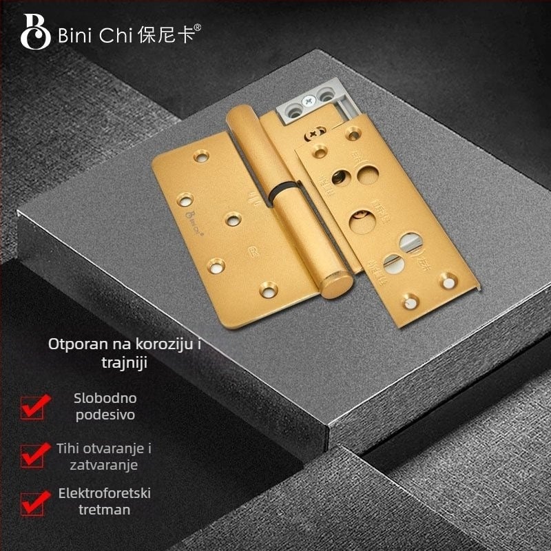 NOCA trodimenzijski podesivi šarki za vrata, u obliku slova H, od aluminijske legure