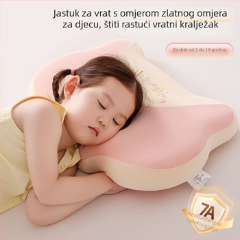 Dječji jastuk od memorijske pjene s podrškom za vrat, za sve sezone, za jednu osobu, Life Home