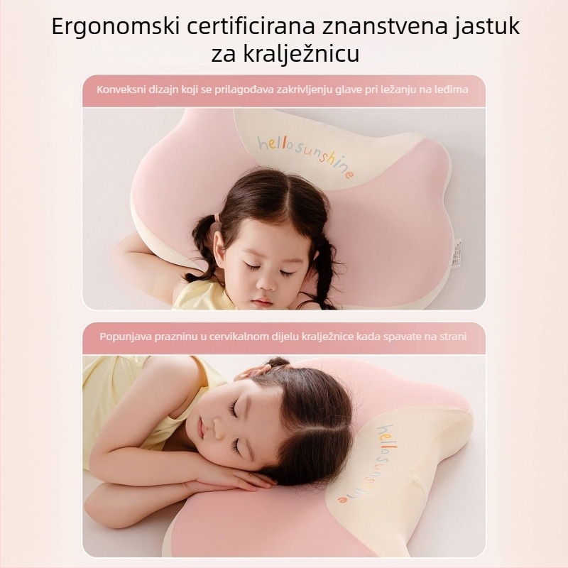 Dječji jastuk od memorijske pjene s podrškom za vrat, za sve sezone, za jednu osobu, Life Home