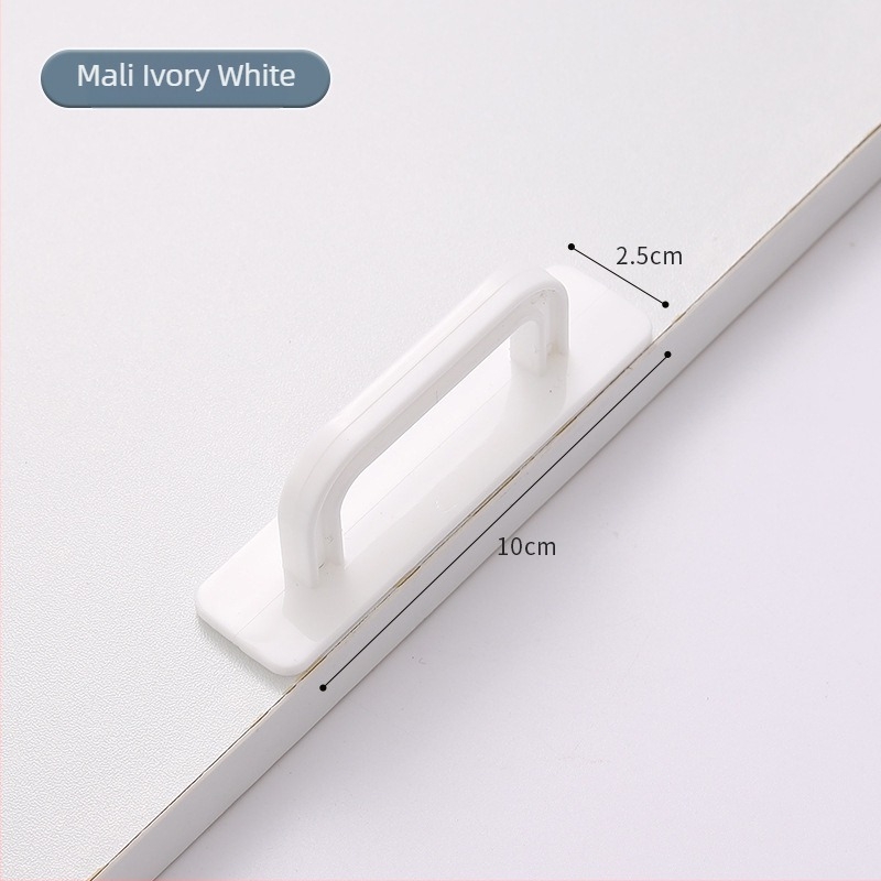 Klizne ručke za vrata, montaža bez bušenja, model D116, plastika, praškasti premaz, za tuš kabine