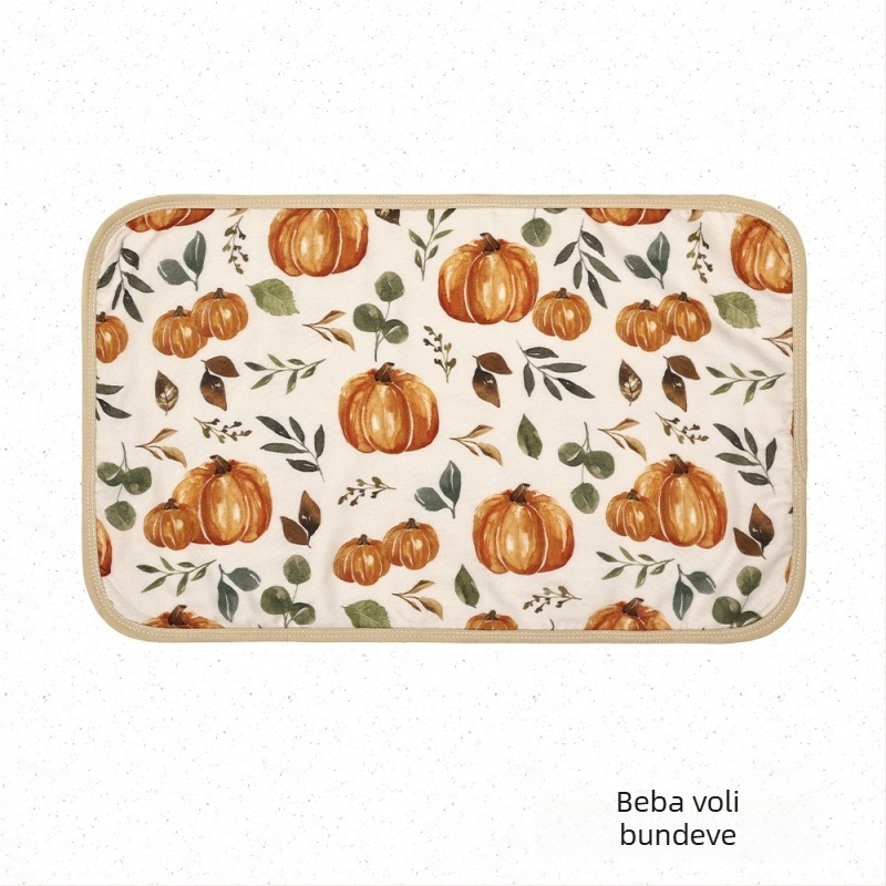 Jastuk za bebu od osmerostrukog gaze od bambus-pamuk tkanine, karikaturističkog stila, pogodan za dojenčad.