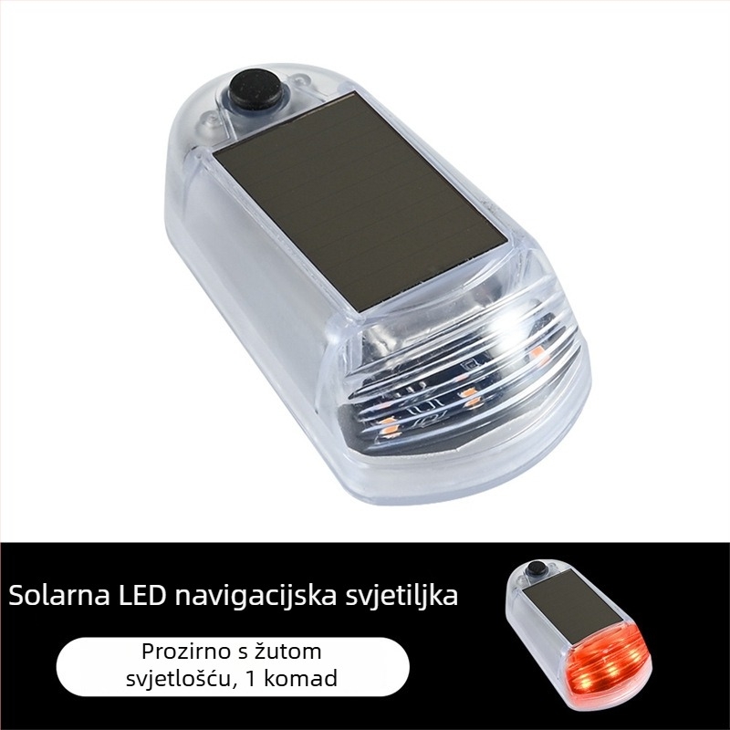 Solarno stropno svjetlo za automobile, kamione i pickupe, 3-LED modifikirano svjetlo, bez žica, treperi, 5W/5V, 001