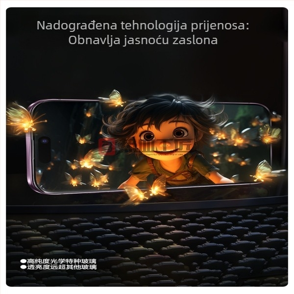 Passionate craftsman staklena zaštita s punim prekrivanjem za iPhone 13 Pro Max, HD jasnoća