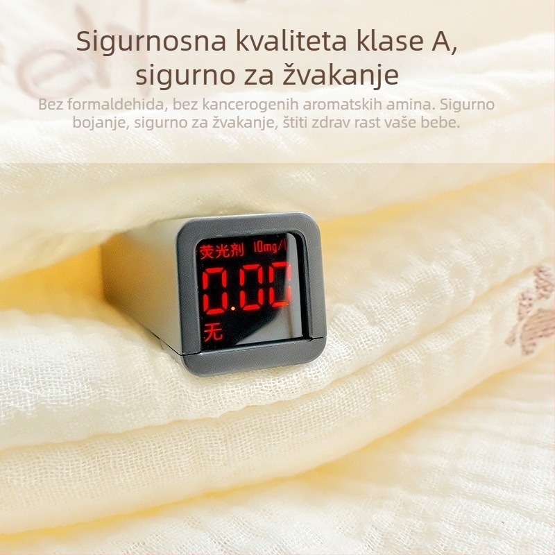 Zavojnica za novorođenčad od 100% pamuka, debela za jesen-zimu, lagani luksuz stil, 500–800 g