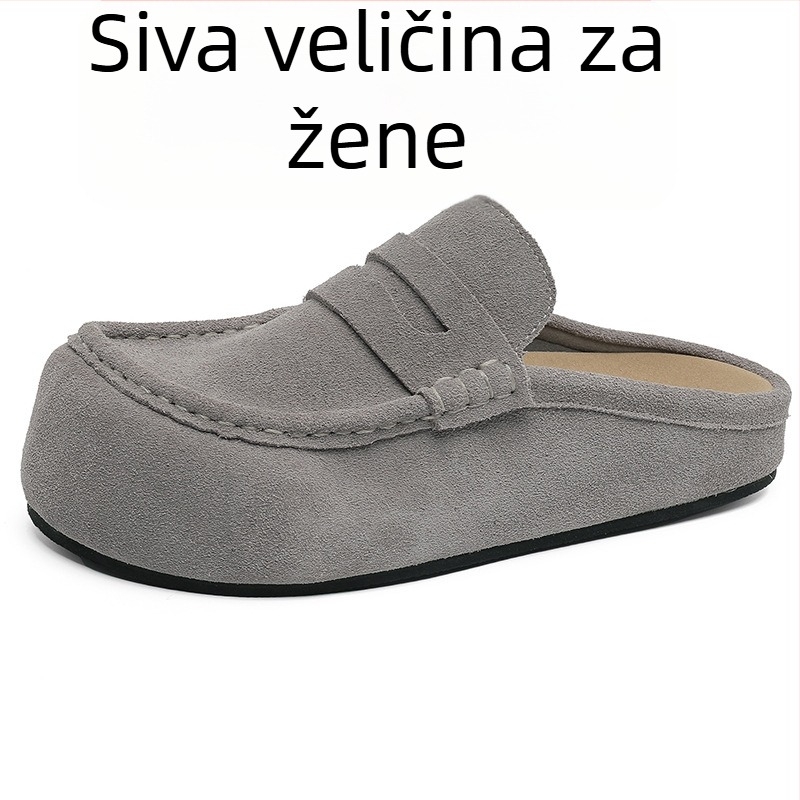Muške platforme cipele s debelim potplatom za povećanje visine, gornji dio od suedea, gumeni potplat, slip-on, casual stil, model 92286