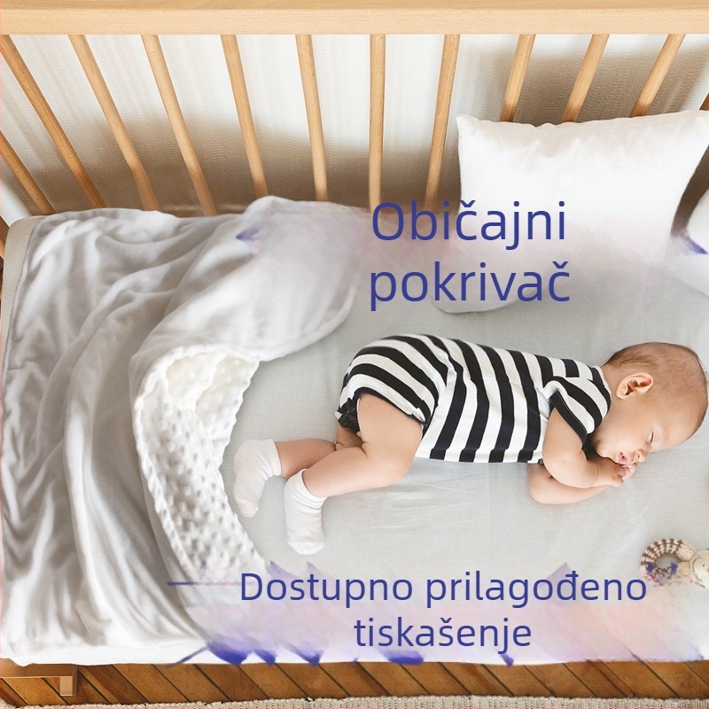 Xwl Deka od kristalnog velura za bebe – prilagodljiva, cijelogodišnja upotreba, dizajn u stilu crtanog filma, za novorođenčad do 3 godine