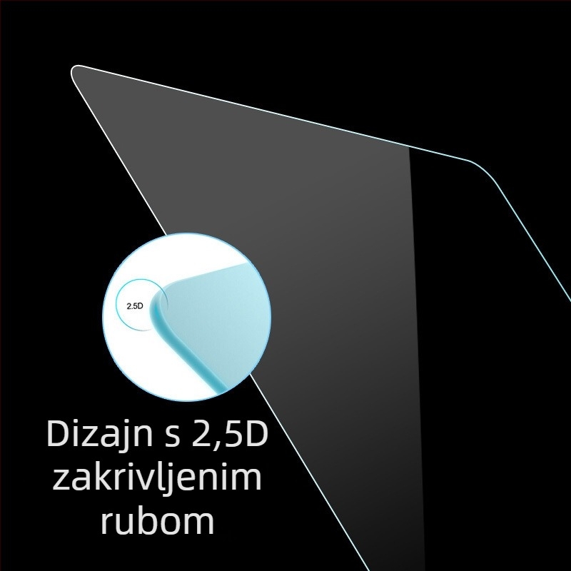 Kaljeno staklo zaštitnik zaslona za Apple iPad Air 6 i iPad Pro seriju — prednji zaštitnik, HD, antiotisak prsta