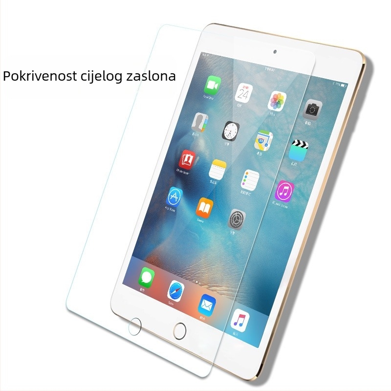 Kaljeno staklo zaštitnik zaslona za Apple iPad Air 6 i iPad Pro seriju — prednji zaštitnik, HD, antiotisak prsta